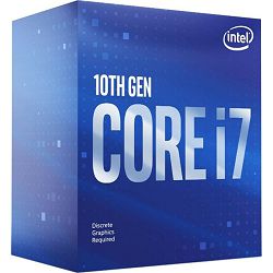 Intel Core i7-10700F, 2.9GHz (4.80GHz Turbo), BOX, no GPU !, LGA1200, BX8070110700F