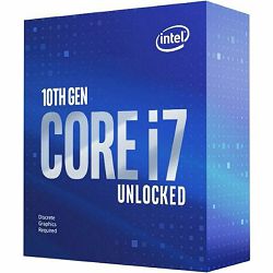 Intel Core i7-10700KF 3.8GHz LGA1200, boxed without cooler, BX8070110700KF