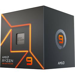 CPU AMD Ryzen 9 7900 BOX, with CPU cooler AMD Wraith Prism (3.70-5.40GHz, AM5), 100-100000590BOX