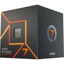CPU AMD Ryzen 7 7700 BOX, with CPU cooler AMD Wraith Prism (3.80-5.30GHz, AM5), 100-100000592BOX