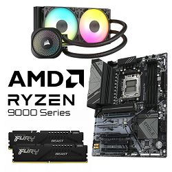 AMD Bundle Ryzen 5 9600X Promo, Gigabyte B650 EAGLE AX, DDR5 2x16GB Kingston 6000MHz Fury Beast CL36, Corsair Nautilus 240 ARGB