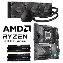 AMD Bundle Ryzen 7 7800X3D Promo, Gigabyte X870 EAGLE WIFI7, DDR5 2x16GB G.Skill 6000MHz Trident Z5 NEO Black CL30, Corsair Nautilus RS Black 360