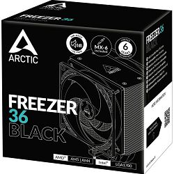 Arctic cooler Freezer 36, Black, Intel/AMD, 2x120mm, ACFRE00123A