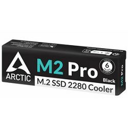 Arctic M2 Pro cooler za SSD, Black, ACOTH00001A
