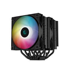 DeepCool cooler AG620 BK ARGB, Intel/AMD, 2x120mm, TDP 260W, Black, R-AG620-BKANMN-G-2