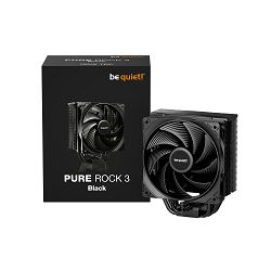 Be quiet! cooler Pure Rock 3 Black, Intel/AMD, 120mm, TDP 190W, BK039
