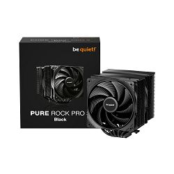 Be quiet! cooler Pure Rock Pro 3 Black, Intel/AMD, 2x120mm, TDP 250W, BK042
