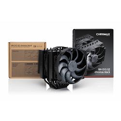 Noctua cooler NH-D15 G2 Chromax Black, Intel/AMD, 140mm