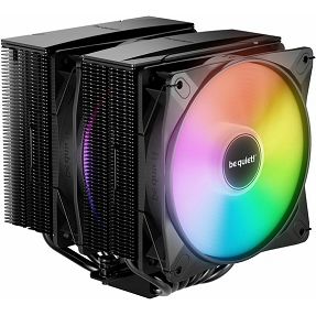 Be quiet! cooler Pure Rock Pro 3 LX Black ARGB, Intel/AMD, 2x120mm, TDP 250W, BK043, (OEM pakiranje)