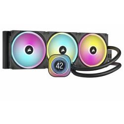 Corsair vodeno hlađenje iCUE LINK H170i LCD, RGB Black, 420mm, CW-9061009-WW