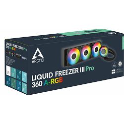 Arctic vodeno hlađenje Liquid Freezer III Pro 360 A-RGB, Black, 360mm, ACFRE00184A