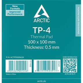 Arctic Thermal Pad TP-4, 100x100x0.5mm, 1 komad, ACTPD00062A