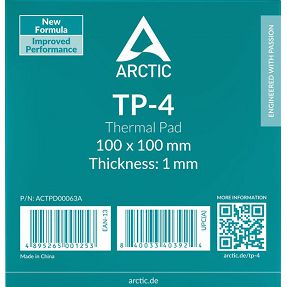 Arctic Thermal Pad TP-4, 100x100x1mm, 1 komad, ACTPD00063A