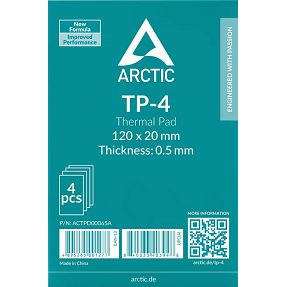 Arctic Thermal Pad TP-4, 120x120x0.5mm, 4 komada, ACTPD00065A