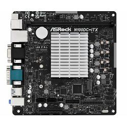 ASRock N100DC-ITX, Intel n100 CPU, System-on-Chip (SoC), 90-MXBLM0-A0UAYZ