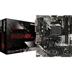 Asrock B450M-HDV R4.0, AM4, 90-MXB9N0-A0UAYZ