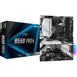 Asrock B550 Pro4, AMD B550, AM4, 90-MXBCZ0-A0UAYZ