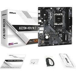 Asrock A620M-HDV/M.2, AMD A620, !! TDP limit: 65W!!, AM5, DDR5, 90-MXBLL0-A0UAYZ