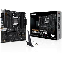 ASUS TUF Gaming A620M-Plus WiFi, AMD A620, All TDP, AM5, DDR5, 90MB1F00-M0EAY0