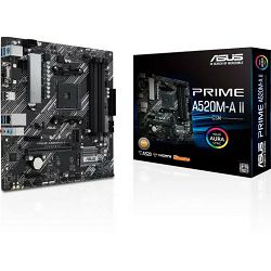 ASUS Prime A520M-A II/CSM, AMD A520, AM4, 90MB14Z0-M0EAY0