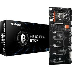 Asrock H510 Pro BTC+, s.1200, 90-MXBGL0-A0UAYZ