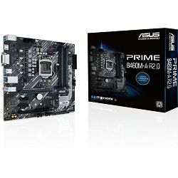 ASUS Prime B460M-A R2.0, s.1200, Intel B460, 90MB18A0-M0EAY0