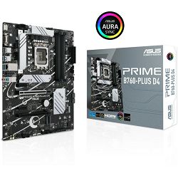ASUS Prime B760-Plus D4, DDR4, s1700, 90MB1CW0-M0EAY0