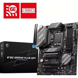 MSI B760 Gaming Plus WIFI, DDR5, Intel B760, s.1700, 7D98-007R