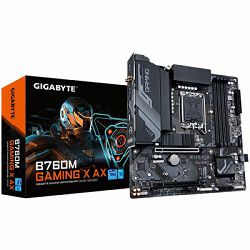 Gigabyte B760M GAMING X AX, DDR5, Intel B760, s.1700