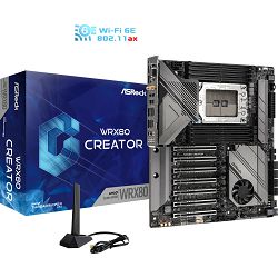 Asrock WRX80 CREATOR WRX8 R2.0 ,  8xDDR4 2x10G LAN retail, 90-MXBKH0-A0UAYZ