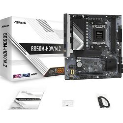 Asrock B650M-HDV/M.2, AMD B650, AM5, DDR5, 90-MXBLA0-A0UAYZ