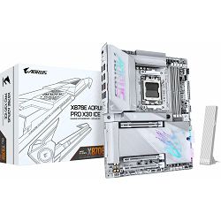 Gigabyte X870E AORUS PRO X3D ICE, WIFI, AMD X870E, AM5, DDR5, ATX, White