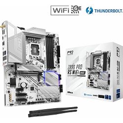 ASRock Z890 PRO RS RS WiFi, White, DDR5, Intel 1851, 90-MXBQC0-A0UAYZ