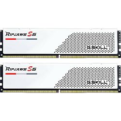 DDR5 32GB (2x16) G.Skill, 5200MHz, Ripjaws S5 White, F5-5200J3636C16GX2-RS5W