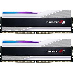 DDR5 32GB (2x16) G.Skill, 5600MHz, Trident Z5 RGB Silver, F5-5600J4040C16GX2-TZ5RS