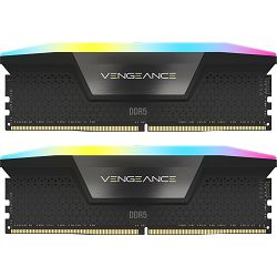 DDR5 32GB (2x16) Corsair 6200MHz RGB Black, CL36, CMH32GX5M2B6200C36