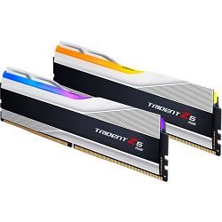 DDR5 32GB (2x16) G.Skill, 7800MHz, Trident Z5 Silver, RGB, F5-7800J3646H16GX2-TZ5RS