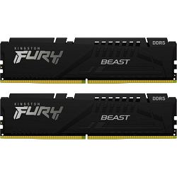 DDR5 64GB (2x32) Kingston, 6000MHz, Fury Beast Black, KF560C40BBK2-64