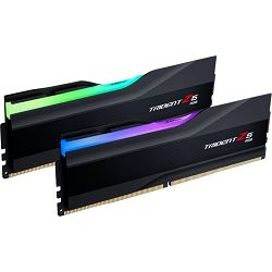 DDR5 32GB (2x16) G.Skill, 6000MHz, Trident Z5 RGB Black, CL30, Intel XMP, F5-6000J3040F16GX2-TZ5RK