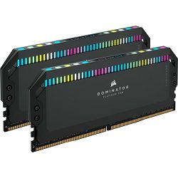 DDR5 64GB (2x32) Corsair, 6000MHz, Dominator Platinum RGB, Intel XMP, CMT64GX5M2B6000C40