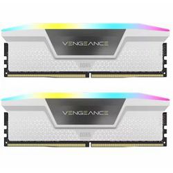 DDR5 32GB (2x16) Corsair 6000MHz RGB White, CL36, Intel XMP, CMH32GX5M2E6000C36W