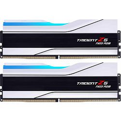 DDR5 32GB (2x16) G.Skill, 6400MHz, Trident Z5 NEO RGB white, CL32, AMD EXPO, F5-6400J3239G16GX2-TZ5NRW