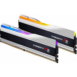 DDR5 48GB (2x24) G.Skill, 8000MHz, Trident Z5 RGB silver, CL40, Intel XMP 3.0, F5-8000J4048F24GX2-TZ5RS