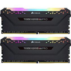 DDR4 16GB (2x8) Corsair 3000MHz RGB PRO Black, CL15, CMW16GX4M2C3000C15