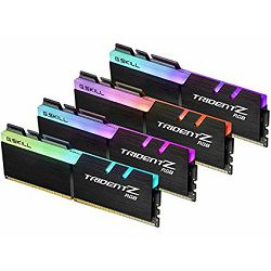 DDR4 64GB (4x16) G.Skill 3200MHz TridentZ RGB Series, F4-3200C16Q-64GTZR