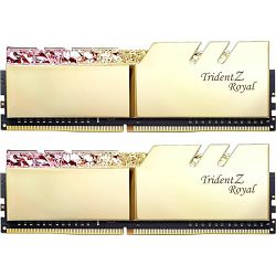 DDR4 16GB (2x8) G.Skill 3600MHz Trident Z Royal Gold, F4-3600C18D-16GTRG
