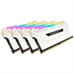 DDR4 32GB (4x8) Corsair 3200MHz LED RGB PRO White, C16, CMW32GX4M4C3200C16W
