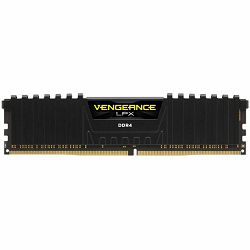 DDR4 8GB (1x8) Corsair 3000MHz LPX C16 Black LP, CMK8GX4M1D3000C16