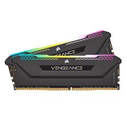 DDR4 32GB (2x16) Corsair 3200MHz RGB PRO SL Black, CL16, CMH32GX4M2Z3200C16