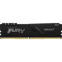 DDR4 8GB (1x8) Kingston 3200MHz Fury BEAST C16, KF432C16BB/8